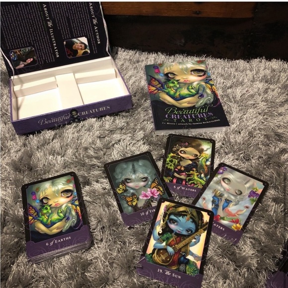 FIRST ED Beautiful Creatures Tarot COLLECTORS Deck Big Eye Divination Witch - Picture 4 of 4